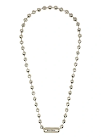 Ambush Bead-chain Necklace In Silver