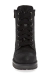 Bos. & Co. Paulie Waterproof Lace-up Bootie In Black