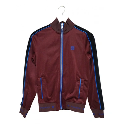 Pre-owned Givenchy Jacket In Burgundy