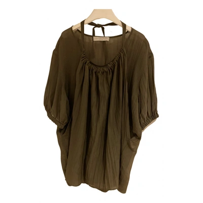 Pre-owned Stella Mccartney Blouse In Green