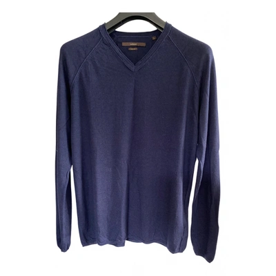 Pre-owned Cacharel Wool Pull In Navy