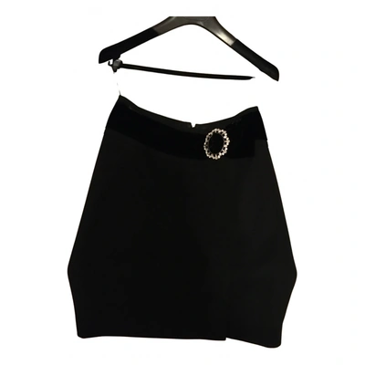 Pre-owned Dolce & Gabbana Wool Skirt In Black