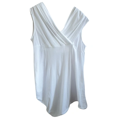 Pre-owned Stefanel Vest In White