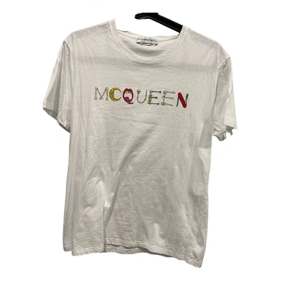 Pre-owned Alexander Mcqueen T-shirt In White