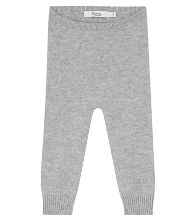 Bonpoint Baby Cashmere Leggings In Grigio