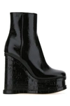 HAUS OF HONEY BLACK LEATHER ANKLE BOOTS  BLACK HAUS OF HONEY DONNA 39