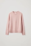 Cos Pure Cashmere Jumper In Pink