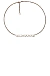 BALENCIAGA TYPO TURN NECKLACE,BALF-WL84