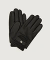 Dents Buxton Touchscreen Leather Gloves In Black