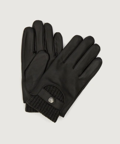 Dents Buxton Touchscreen Leather Gloves In Black
