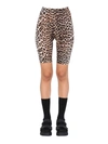 GANNI GANNI PRINTED BIKER SHORTS