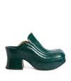 BOTTEGA VENETA CROC-EMBOSSED WEDGE MULES 90,17357866