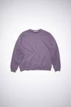 Acne Studios Logo Sweatshirt In Purple