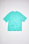 Acne Studios Printed T-shirt In Jade Green
