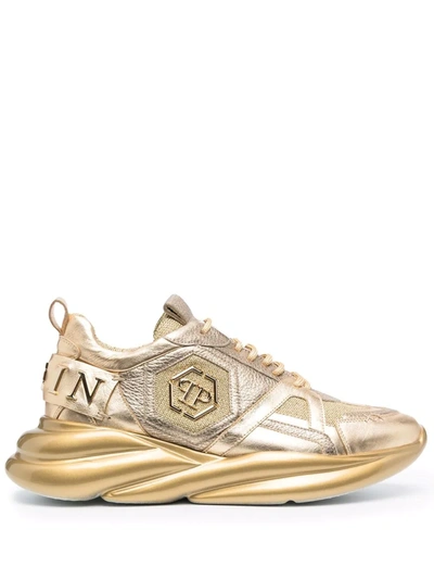 PHILIPP PLEIN PLEIN HURRICANE LOW-TOP SNEAKERS 