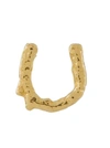 ALEX MONROE 18KT YELLOW GOLD TEENY TINY HORSESHOE STUD EARRING