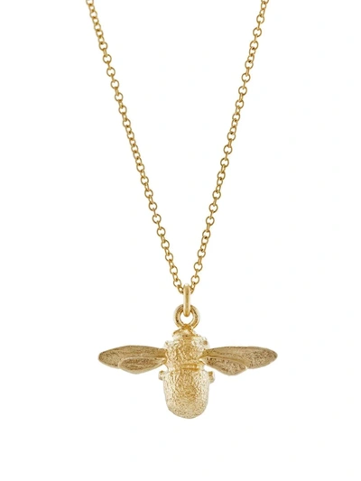 Alex Monroe 18kt Yellow Gold Inbetweeny Bee Necklace