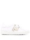 VALENTINO GARAVANI ROCKSTUD-EMBELLISHED LOW-TOP SNEAKERS