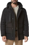 Marc New York Yarmouth Water Resistant Puffer Jacket In Black