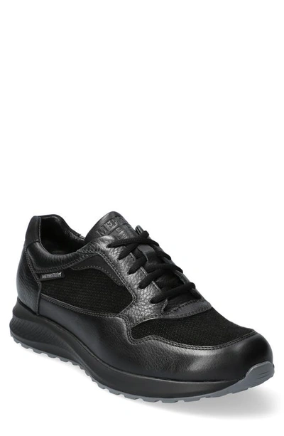 Mephisto Davis Sneaker In Black