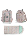 Mimish Kids' Sleep-n-pack Unicorn Print Sleeping Bag Backpack In Unicorn Doodle Multi-print