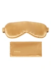 Blissy Silk Sleep Mask In Gold