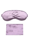 Blissy Silk Sleep Mask In Lavender