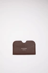 Acne Studios Card Holder In Dark Brown
