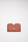 Acne Studios Card Holder In Almond Brown