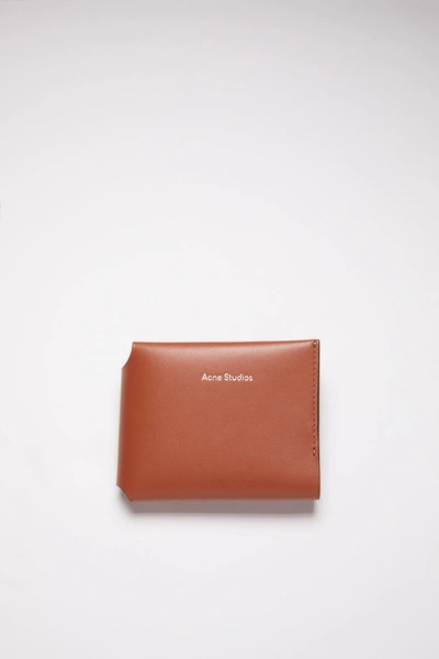 Acne Studios 三折式钱夹 In Almond Brown