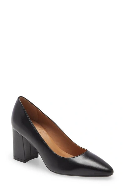 Aquatalia Pasha Leather Pumps In Black