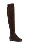 Michael Michael Kors Bromley Womens Faux Suede Knee-high Riding Boots In Pink