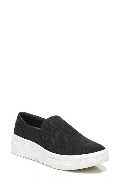 Dr. Scholl's Madison Next Wedge Platform Slip-on Trainer In Black