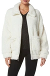 Marc New York Ultra Soft Faux Fur Jacket In Ivory