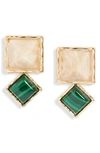 AKOLA ROYAL STUD EARRINGS,21SE14-BLO