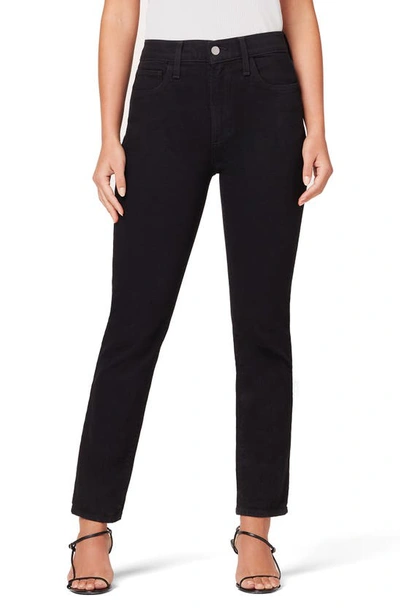 Favorite Daughter The Erin High Rise Straight Leg Jeans In Black