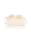 Mansur Gavriel Mini Cloud Leather Clutch In Crema