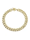 KENNETH JAY LANE WOMEN'S 20K GOLDPLATED CURB-LINK TOGGLE COLLAR NECKLACE,400013914688
