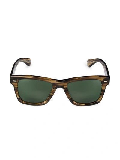 Oliver Peoples Oliver 51mm Cocobolo Sunglasses In Oliver Smoke