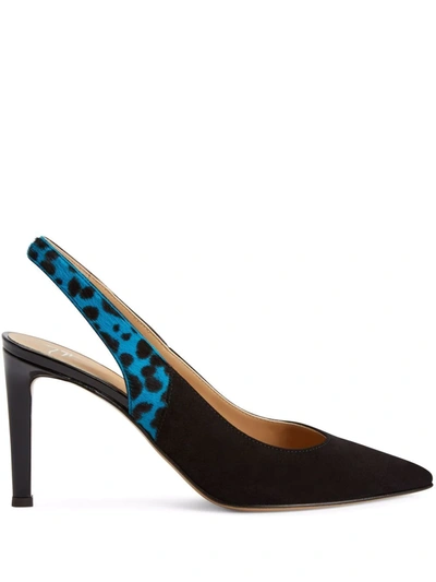 Giuseppe Zanotti Susie Feline Pumps In Black