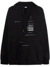 Takahiromiyashita The Soloist Slim-fit Printed Cotton-jersey Hoodie In Black