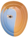 L'objet Lito Porcelain Plate In Orange