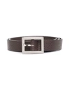 P.A.R.O.S.H PEBBLED LEATHER BELT