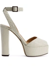 Giuseppe Zanotti Betty Platform Sandals In Neutrals