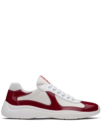 Prada America's Cup Low-top Sneakers In White