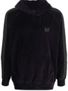 Needles Embroidered-logo Pullover Hoodie In Purple