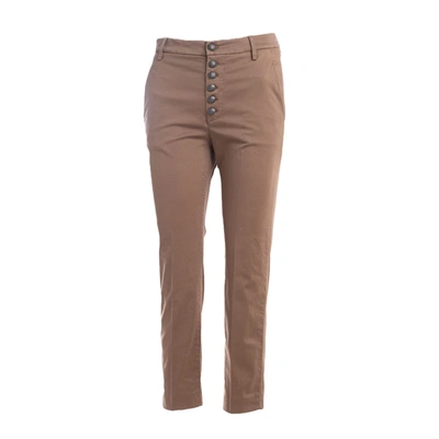 Dondup Trousers In Brown