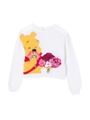 Monnalisa Winne-the-pooh Knitted Jumper In Bianco