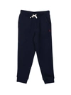 RALPH LAUREN BLUE TROUSERS WITH RED LOGO,322720897 003