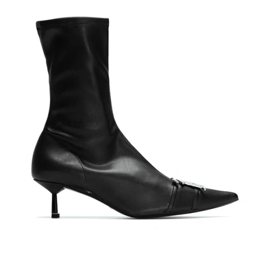 Misbhv The M Ankle High Boots In Black